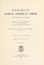 Cover of: Color key to North American birds by Frank Michler Chapman