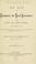 Cover of: An act to reorganize the local government of the city of New York