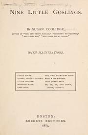 Cover of: Nine little goslings by Susan Coolidge