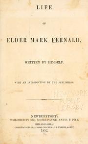 Cover of: Life of Elder Mark Fernald