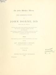 Cover of: Complete poems. by John Donne