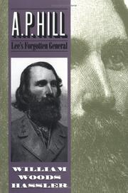 Cover of: A. P. Hill by William Woods Hassler