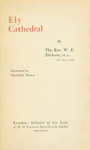 Cover of: Ely Cathedral