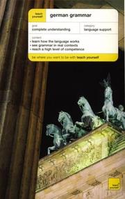 Cover of: German grammar