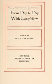 Cover of: From day to day with Longfellow