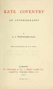 Kate Coventry by G. J. Whyte-Melville
