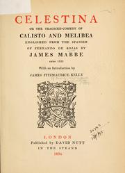 Cover of: Celestina or The tragicke-comedy of Calisto and Melibea