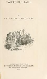 Cover of: Twice-Told Tales by Nathaniel Hawthorne