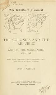 Cover of: The Westward Movement by Justin Winsor