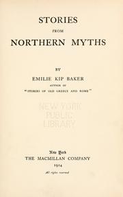 Cover of: Stories from northern myths