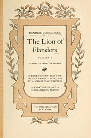 Cover of: The lion of Flanders by Hendrik Conscience