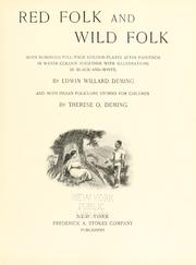 Cover of: Red folk and wild folk