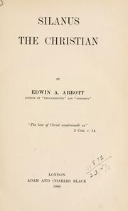 Silanus the Christian by Edwin Abbott Abbott