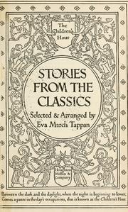 Cover of: Stories from the classics by Eva March Tappan