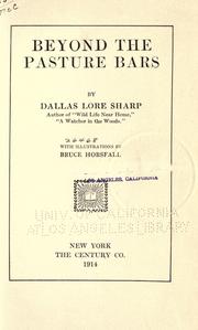 Cover of: Beyond the pasture bars by Dallas Lore Sharp