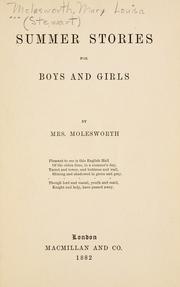 Cover of: Summer stories for boys and girls