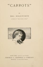 Cover of: "Carrots," by Mary Louisa Molesworth