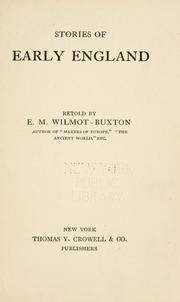 Cover of: Stories of early England by E. M. Wilmot-Buxton