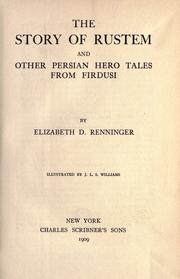 Cover of: The Story of Rustem by Elizabeth D. Renninger