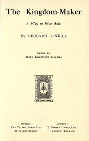 Cover of: The kingdom-maker by O'Neill, Joseph.