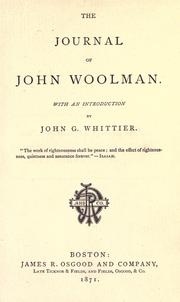 Cover of: The journal of John Woolman by John Woolman