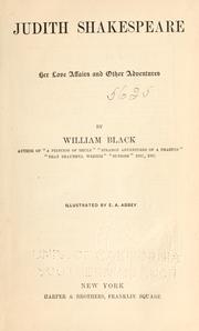 Cover of: Judith Shakespeare by William Black