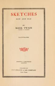 Cover of: The writings of Mark Twain by Mark Twain