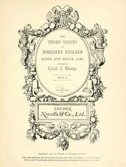 Cover of: The sword dances of Northern England by Cecil J. Sharp