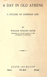 Cover of: A day in old Athens by William Stearns Davis