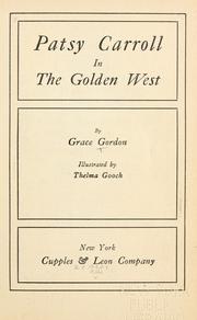 Cover of: Patsy Carroll in the golden West