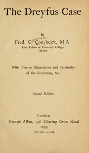 Cover of: The Dreyfus case by F. C. Conybeare