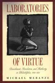 Cover of: Laboratories of virtue by Michael Meranze, Michael Meranze