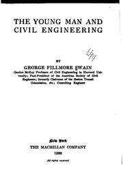 Cover of: The young man and civil engineering. by Swain, George Fillmore, Swain, George Fillmore