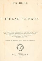 Cover of: Tribune popular science