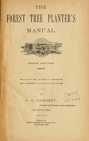 Cover of: The forest tree planter's manual. by J. O Barrett
