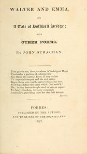 Cover of: Walter and Emma by Strachan, John