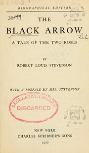 Cover of: The  black arrow: a tale of two roses