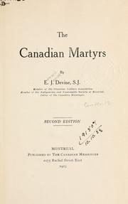 Cover of: The Canadian martyrs