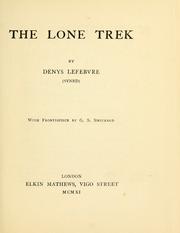 Cover of: The lone trek