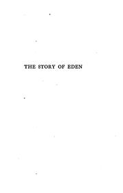 Cover of: The story of Eden by Dolf Wyllarde