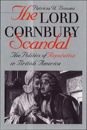 The Lord Cornbury scandal by Patricia U. Bonomi