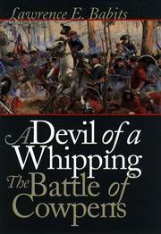 Cover of: A devil of a whipping: the Battle of Cowpens