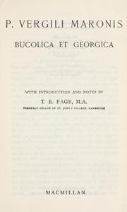 Cover of: Bucolica et Georgica by Publius Vergilius Maro
