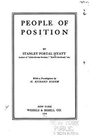 People of position by Stanley Portal Hyatt