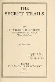 Cover of: secret trails.