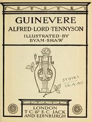 Cover of: Guinevere. by Alfred Lord Tennyson