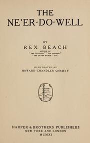 Cover of: The ne'er-do-well by Rex Ellingwood Beach