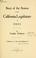 Cover of: Story of the session of the California legislature of 1911.