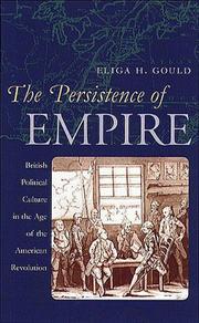 Cover of: persistence of empire | Eliga H. Gould