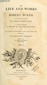 Cover of: Life and works. by Robert Burns